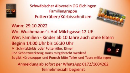 Kürbisschnitzen 2022