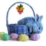Osterhase mit Korb